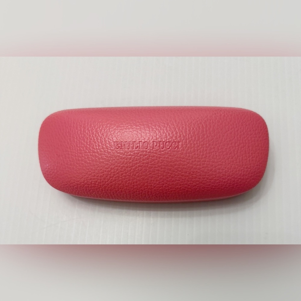 Emilio Pucci SunGlasses Case - Pebbled Pink